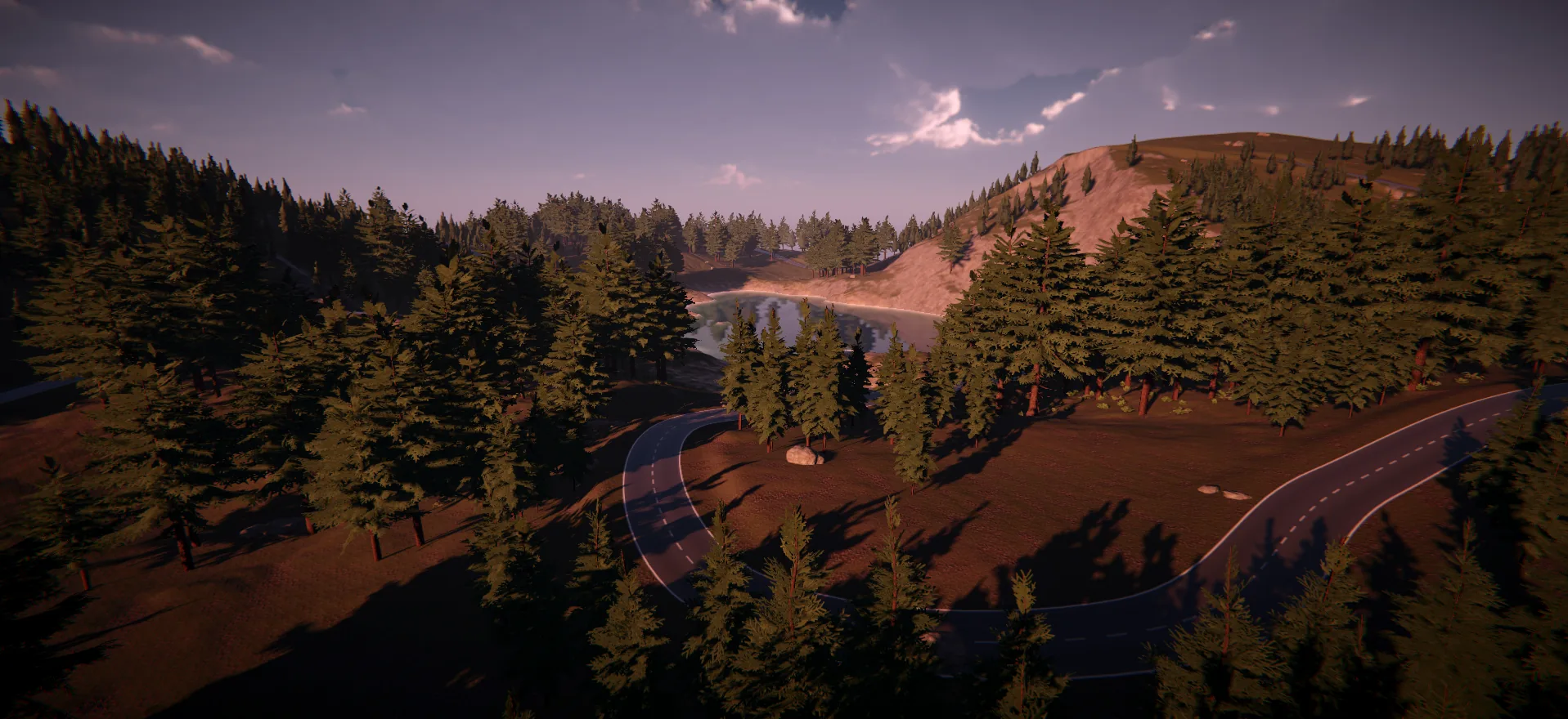 Feel the Speed environment in morning light