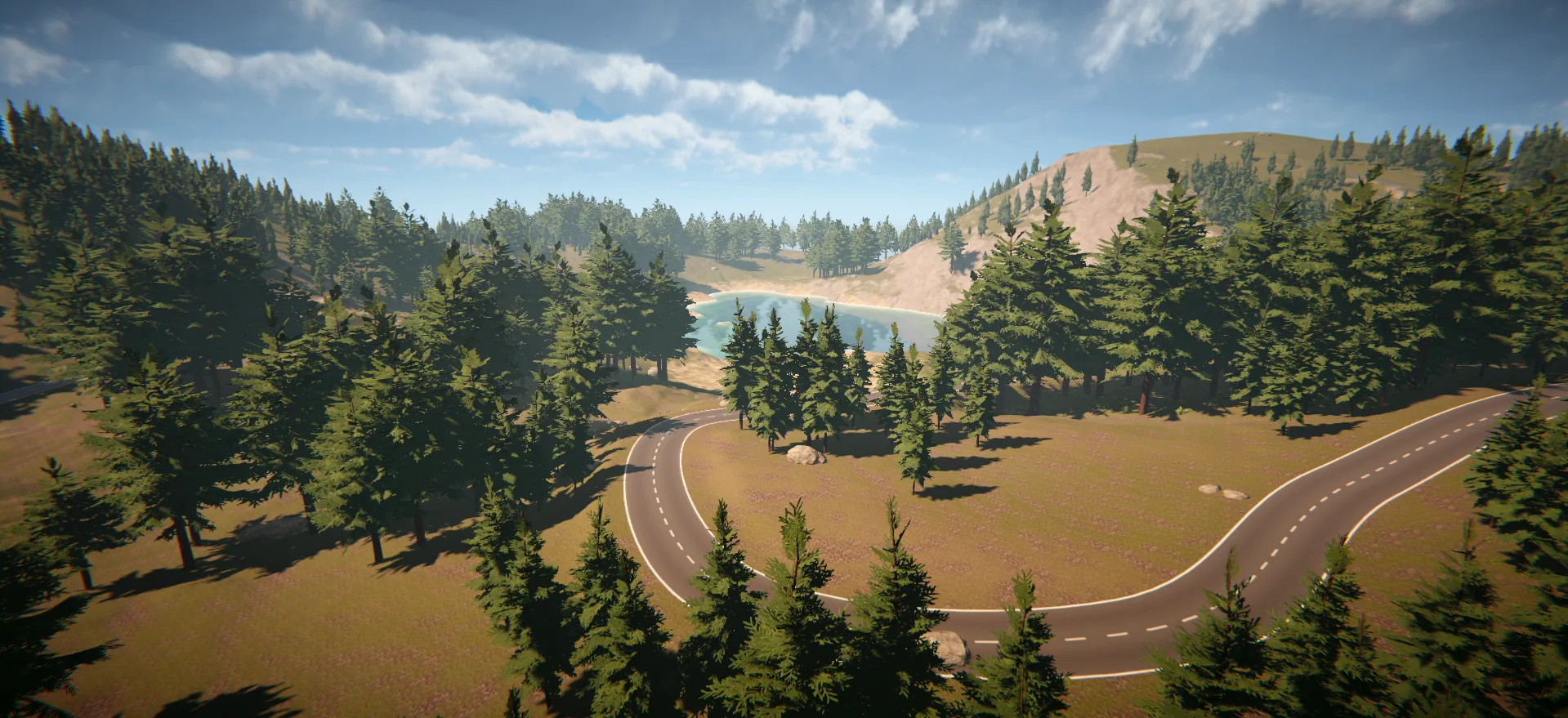 Feel the Speed environment in afternoon light