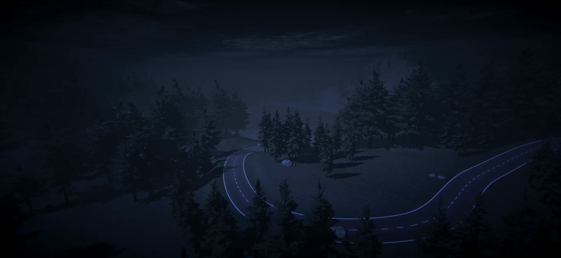 Feel the Speed environment at night